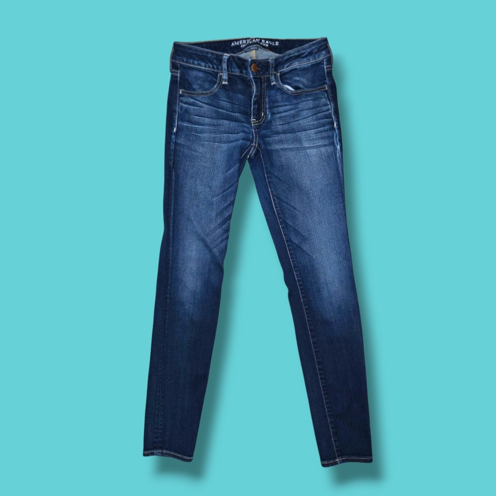 American Eagle Outfitters Dark Blue Women Jeans